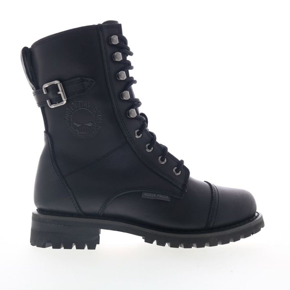 Harley-Davidson Womens Balsa Skull Black Boots (NWT)